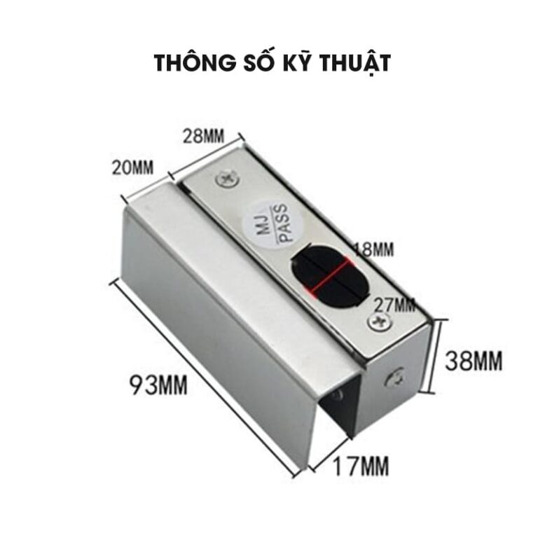 Chi tiết thông số kỹ thuật Bát dưới khóa chốt điện từ TOHO
