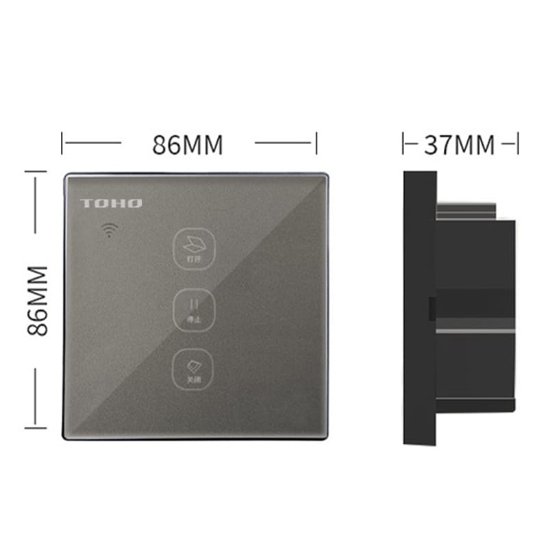 Cách kết nối cảm biến mưa và cảm biến khói với công tắc điều khiển TOHO TH658