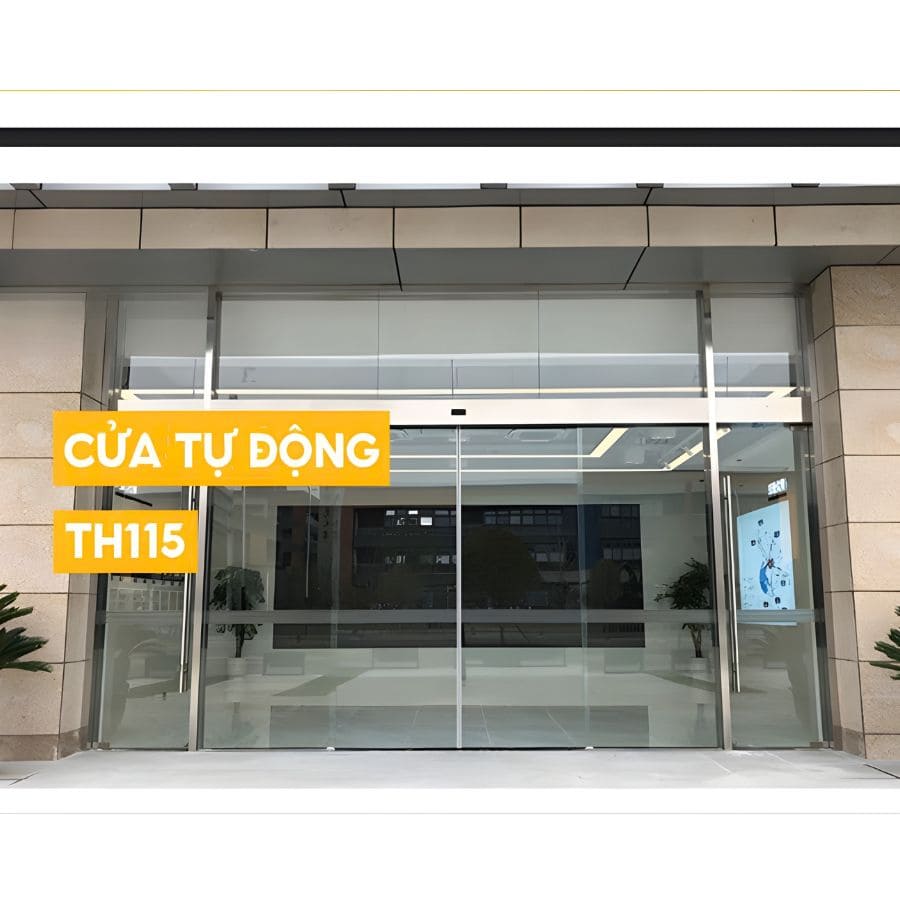Cửa Kính Tự Động TOHO TH115 Lắp Đặt Hoàn Chỉnh