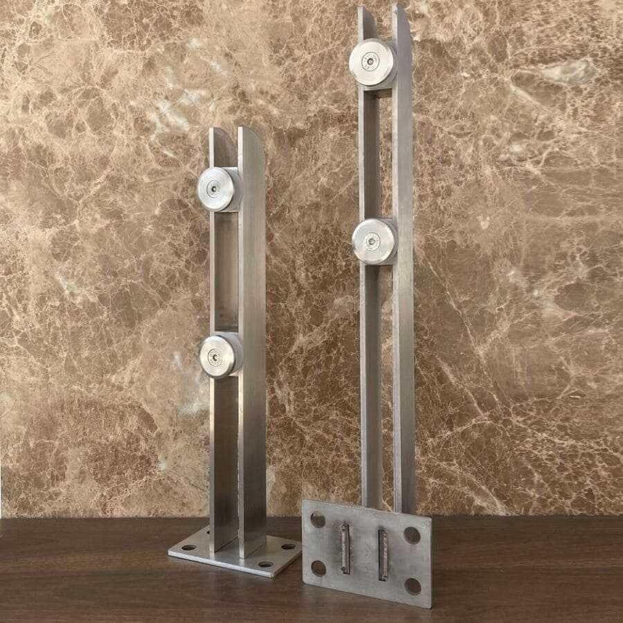 Thiết kế 2 la kép Trụ Lửng Cầu Thang 2 La Inox 304 TOHO TH563