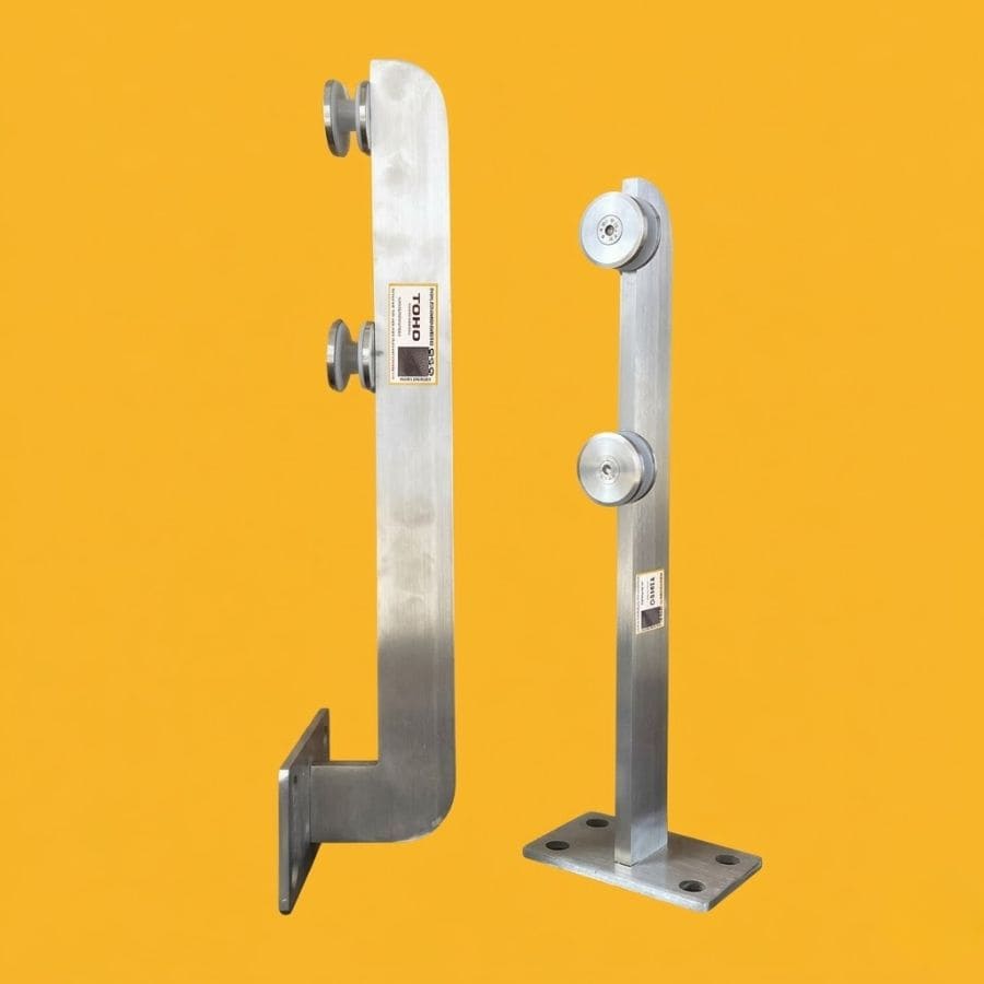 Trụ lửng cầu thang inox đặc 10 li TOHO TH561 thiết kế hairline sang trọng, tinh tế