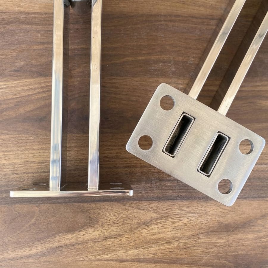 Đế trụ inox TOHO TH807 thiết kế 4 lỗ vít cố định an toàn