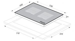 thông số kỹ thuật bếp từ spelier IC1089