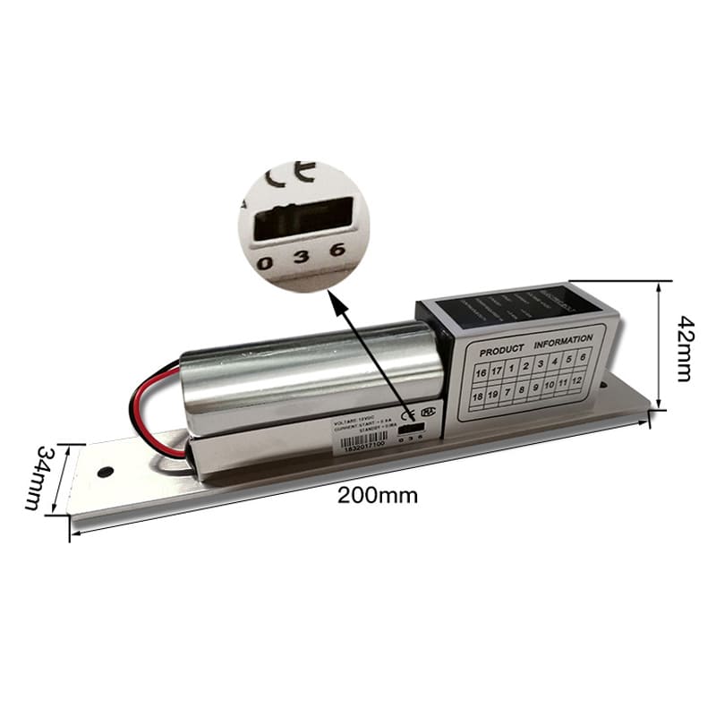 điều chỉnh linh hoạt thời gian trễ 3 mước độ khóa chốt điện từ TH570