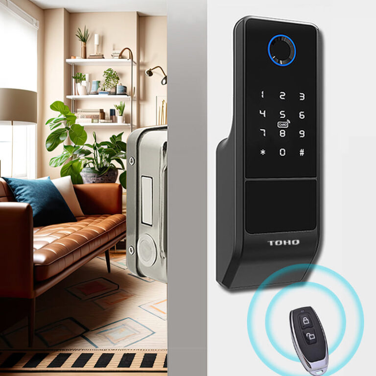 Cơ chế khóa vân tay 2 chiều giúp ngăn chặn triệt để hành vi đột nhập qua khe cửa