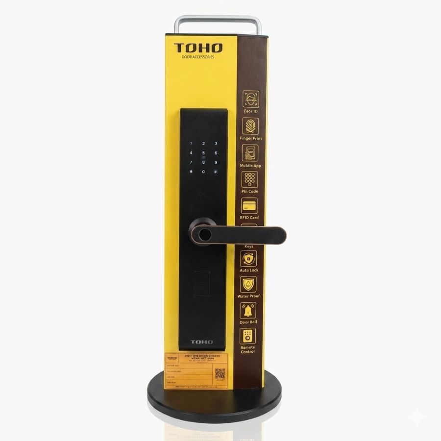 Khóa thông minh cửa gỗ mở qua App TTLock TOHO TH767
