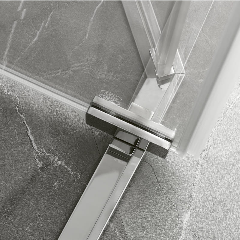 Khung inox 304 hệ slim siêu mỏng kết hợp kính cường lực 8mm an toàn