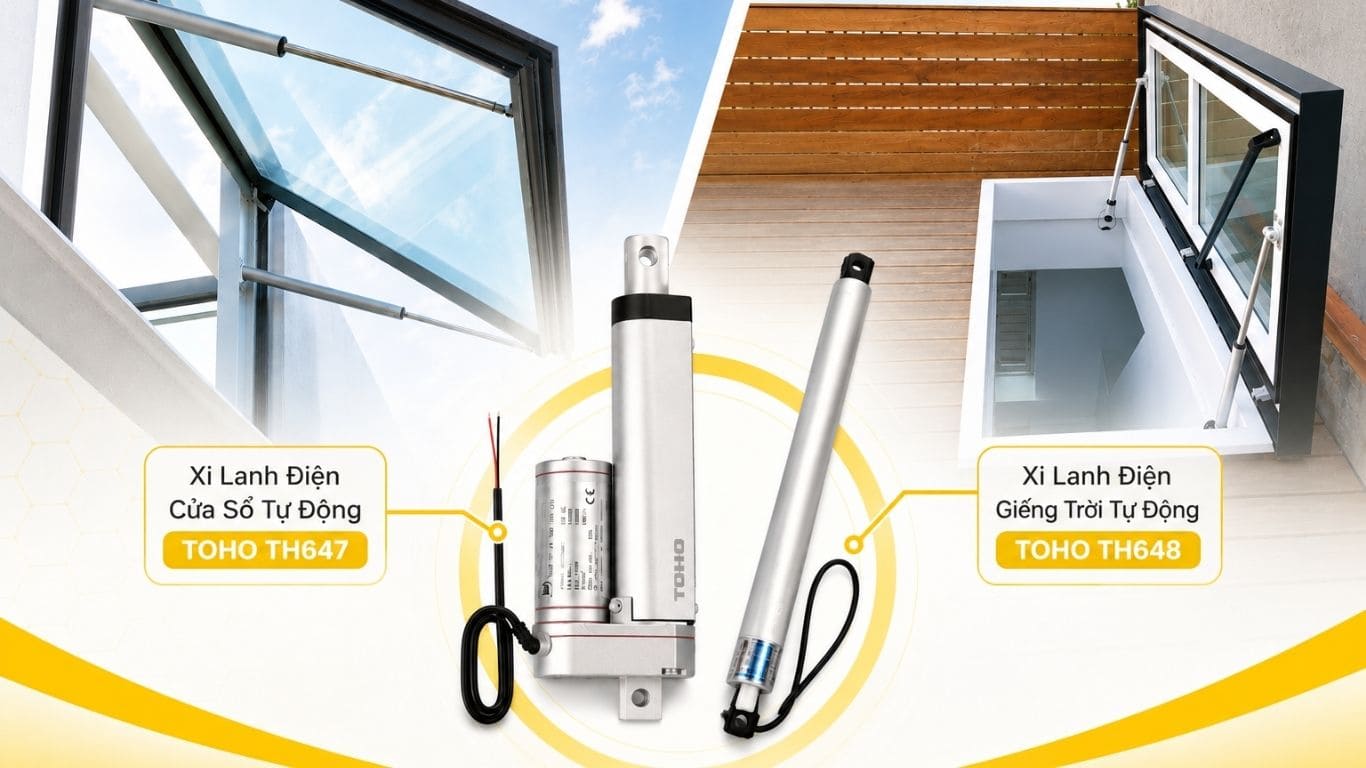 Thực tế ứng dụng Xi lanh điện 