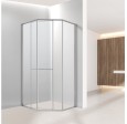 Vách Kính Cửa lùa 135 Khung Inox Hệ Slim TOHO TH637