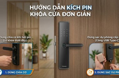 Khóa Cửa Vân Tay Hết Pin? 2 Cách Mở Khóa Nhanh | Vạn Phước Thịnh
