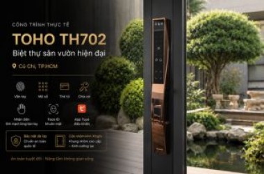 Công Trình Lắp Đặt 6 Bộ Khóa Nhận Diện Tĩnh Mạch TOHO TH702 Tại Củ Chi TP.HCM