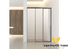 Cửa kính trượt phòng tắm Slim 3 cánh TOHO TH638