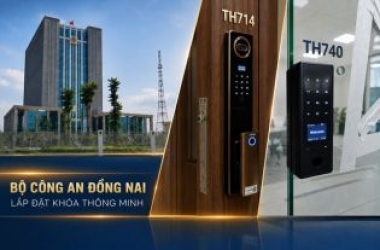 Công Trình Thực Tế Lắp Đặt Khóa Thông Minh TOHO Tại Bộ Công An Đồng Nai