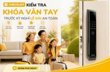 Checklist Kiểm Tra Khóa Vân Tay Trước Kỳ Nghỉ 