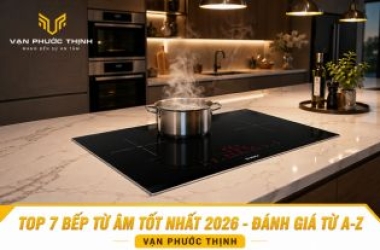 Top 7 Bếp Từ Âm Tốt Nhất 2026 – Đánh Giá Khách Quan Từ A–Z