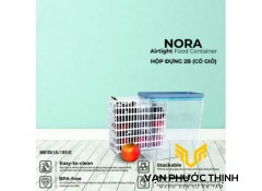 Bộ hộp đựng thực phẩm Fitis NoraBộ hộp đựng thực phẩm Fitis Nora 1B Plus